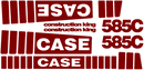 Case 585C Decal Set