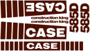 Case 585D Decal Set
