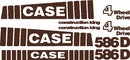 Case 586D Decal Set