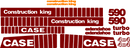 Case 590 Decal Set