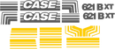 Case 621B XT Decal Set