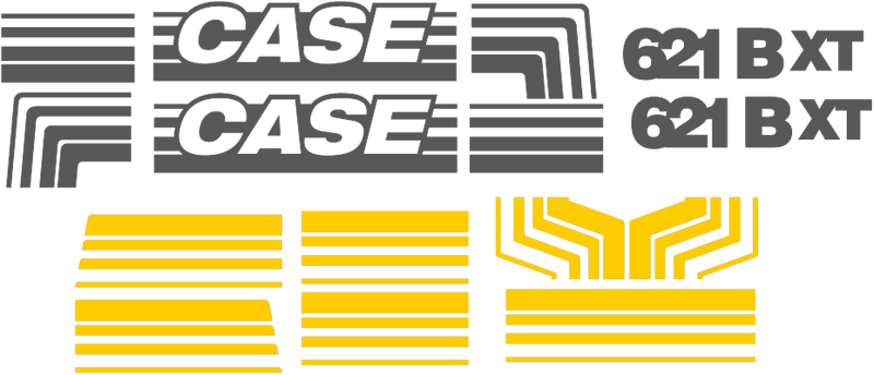 Case 621B XT Decal Set