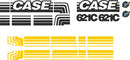 Case 621C Decal Set