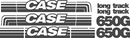 Case 650G Decal Set