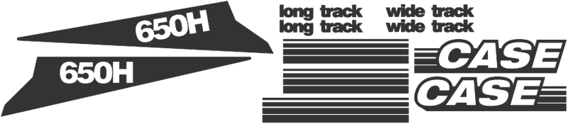 Case 650H Decal Set