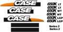Case 650K 3 Decal Set