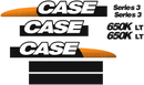 Case 650K LT Decal Set