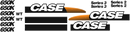 Case 650K WT Decal Set