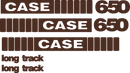 Case 650 Decal Set