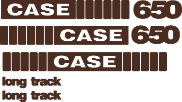 Case 650 Decal Set