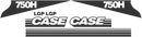 Case 750H LGP Decal Set