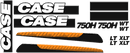 Case 750H Decal Set