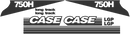 Case 750H Decal Set