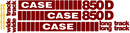 Case 850D Decal Set