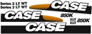 Case 850K LGP 2 Decal Set