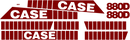 Case 880B Decal Set