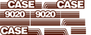 Case 9020 Decal Set