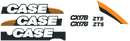 Case CX17B  Decal Set