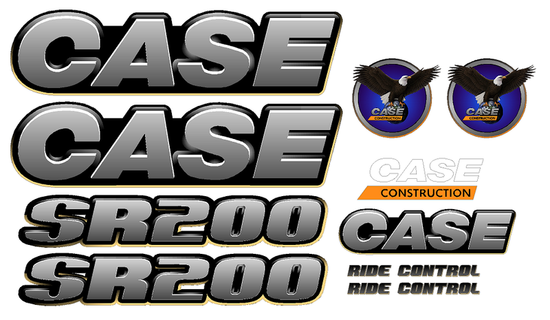 Case SR200  Decal Set