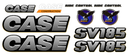 Case SV185  Decal Set