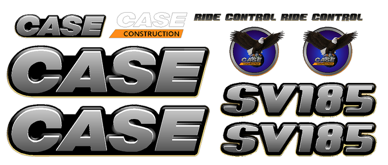 Case SV185  Decal Set