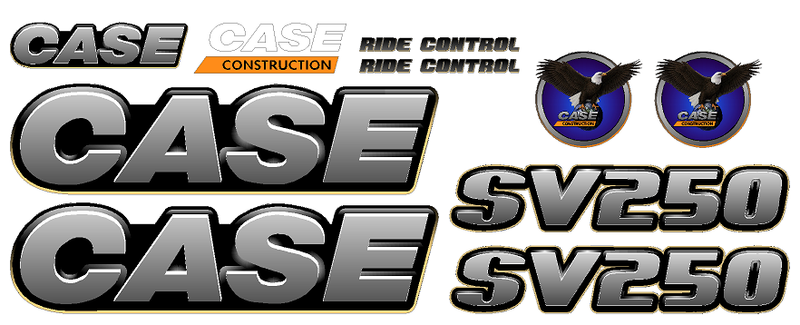 Case SV250  Decal Set