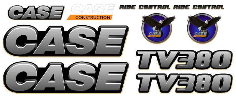 Case TV380  Decal Set