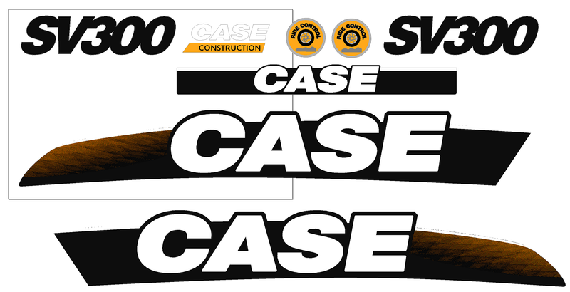 Case SV300  Decal Set