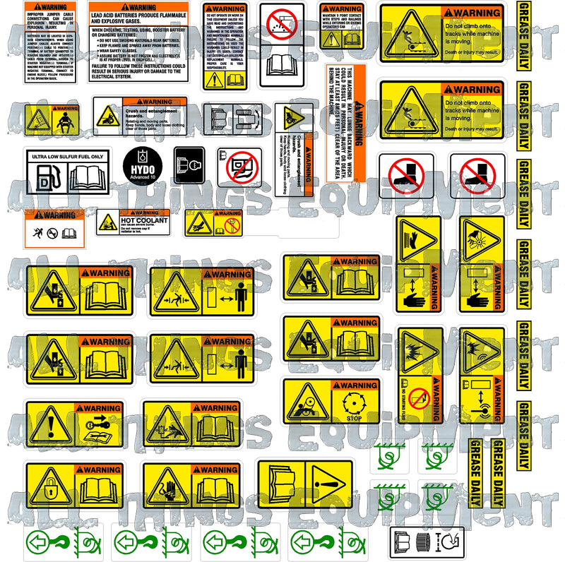 Caterpillar Dozer Safety Set