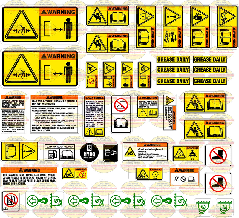 Caterpillar Grader Safety Set