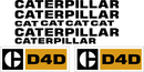 Caterpillar D4D Decal Set