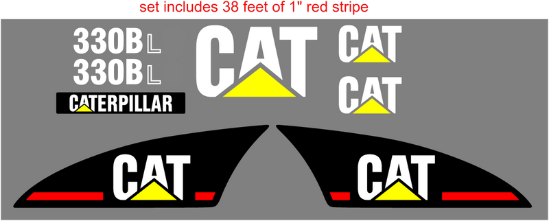 Caterpillar 330BL Decal Set