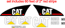 Caterpillar 365B ME Decal Set