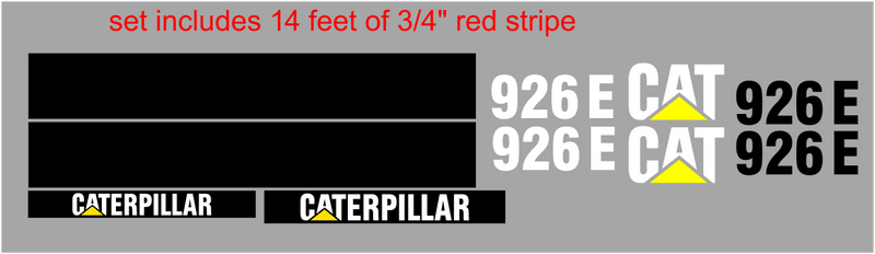 Caterpillar 926E Decal Set