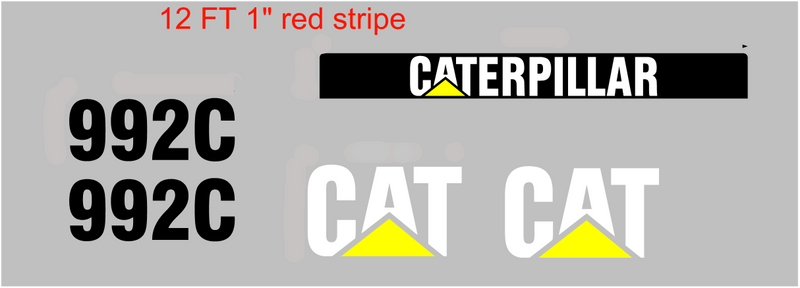 Caterpillar 992C Decal Set