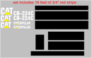 Caterpillar CB-224C Decal Set