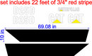 Caterpillar D25D Decal Set