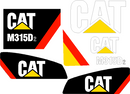 Caterpillar M315D2 Decal Set