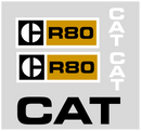 Caterpillar R80 Decal Set