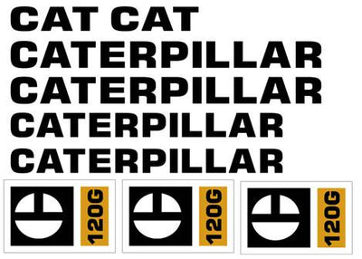 Fits Caterpillar CB24 Decal Kit Utility Compactor #CAT-CB24 Fits Caterpillar CB24 Decal Kit Utility Compactor #CAT-CB24
