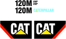 Caterpillar 120M Decal Set