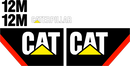 Caterpillar 12M Decal Set