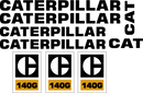 Caterpillar 140G Decal Set