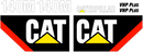 Caterpillar 140M Decal Set