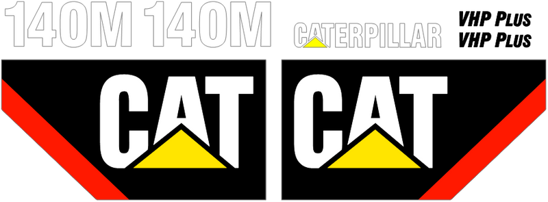Caterpillar 140M Decal Set