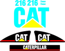 Caterpillar 216 Decal Set