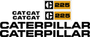 Caterpillar 225 Decal Set