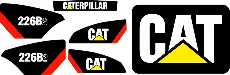 Caterpillar 226B II Decal Set