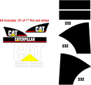 Caterpillar 232B Decal Set