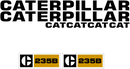 Caterpillar 235B Decal Set